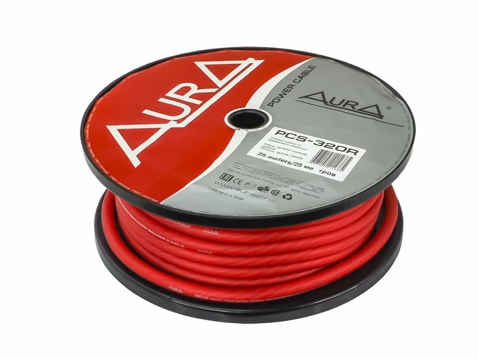Cablu alimentare Aura PCS 320R, 20mm2 (4AWG), 25M/rola Soundhouse imagine noua