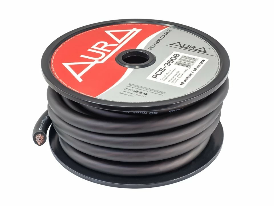 Cablu alimentare AURA PCS 350B, 50mm2 (1 / 0AWG), 10M/rola Pret Mic Online soundhouse imagine noua