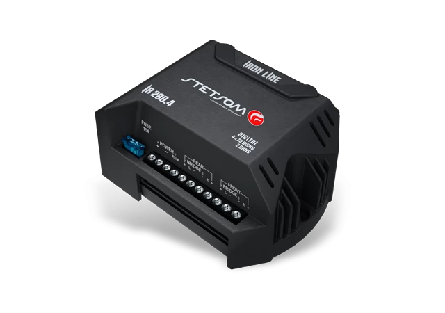 Amplificator auto STETSOM IR 280.4 – 2, 4 canale, 280W soundhouse.ro/ imagine noua 2022