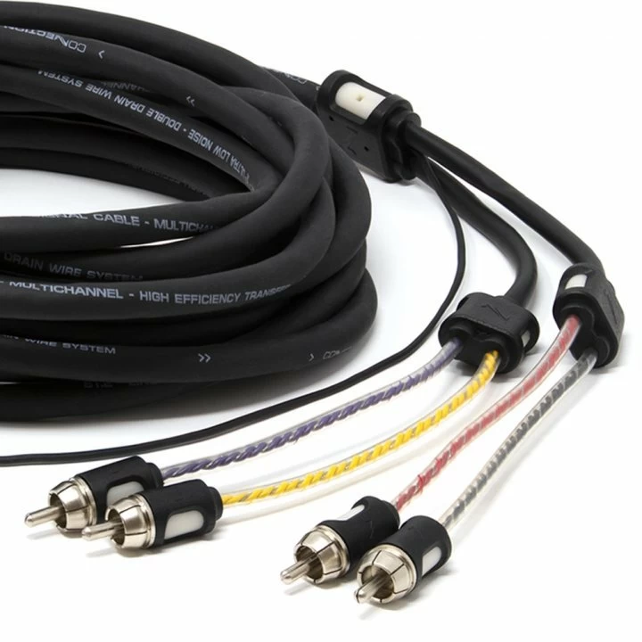 Cablu RCA Multicanal Connection,BT4 550 4 canale, 550cm Connection imagine 2022 marketauto.ro