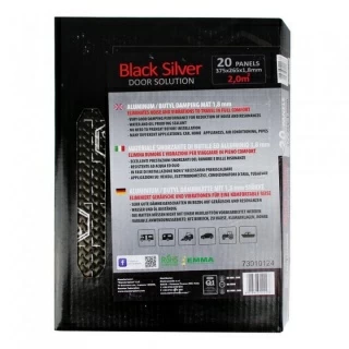 Insonorizant Premium auto STP Black Silver Door Pack, 1,8mm, 2,0m2, Bulk Pack