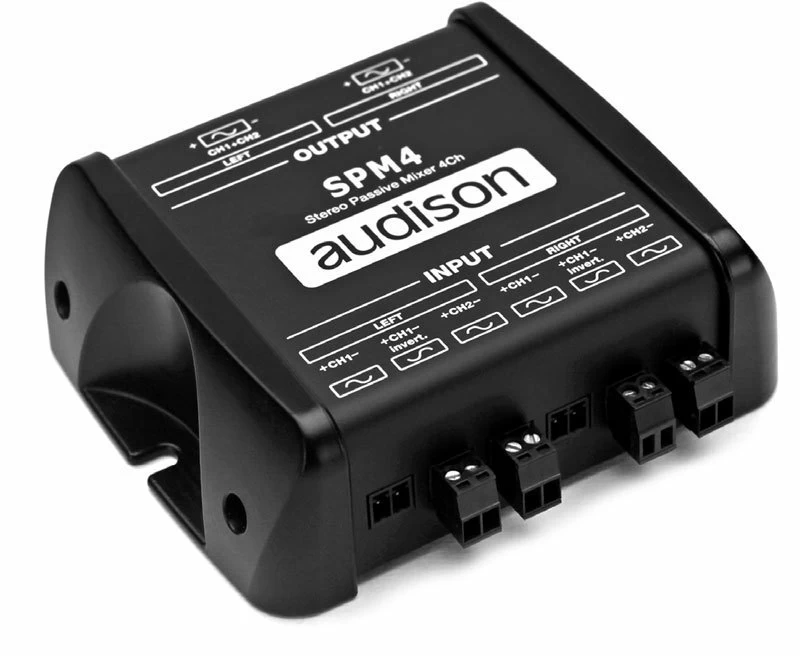 Mixer pasiv Audison SPM 4, 4 canale audio imagine noua