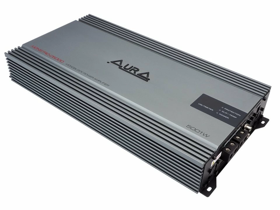 Amplificator auto Aura Monstro D5000.1, 1 canal, 6500W Aura imagine reduceri 2022