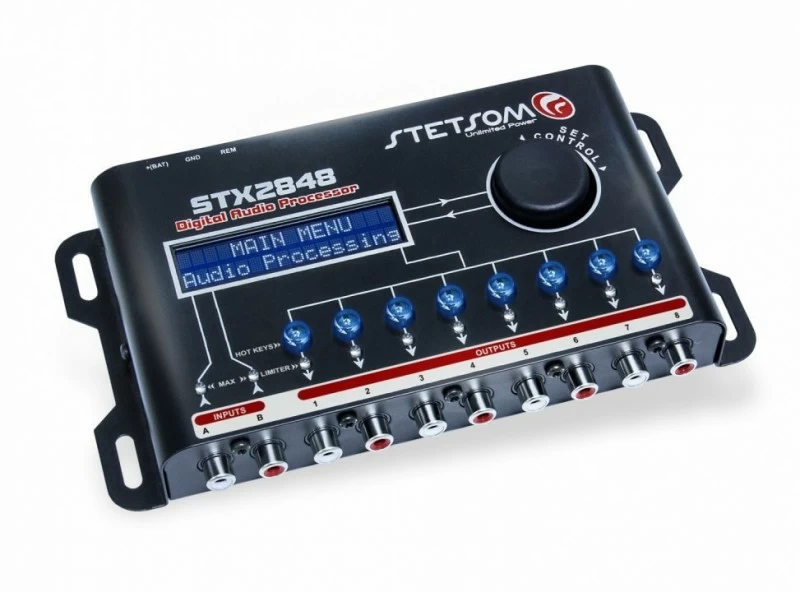 Procesor de sunet auto Stetsom STX2848 DSP, 8 canale soundhouse.ro/ imagine noua 2022