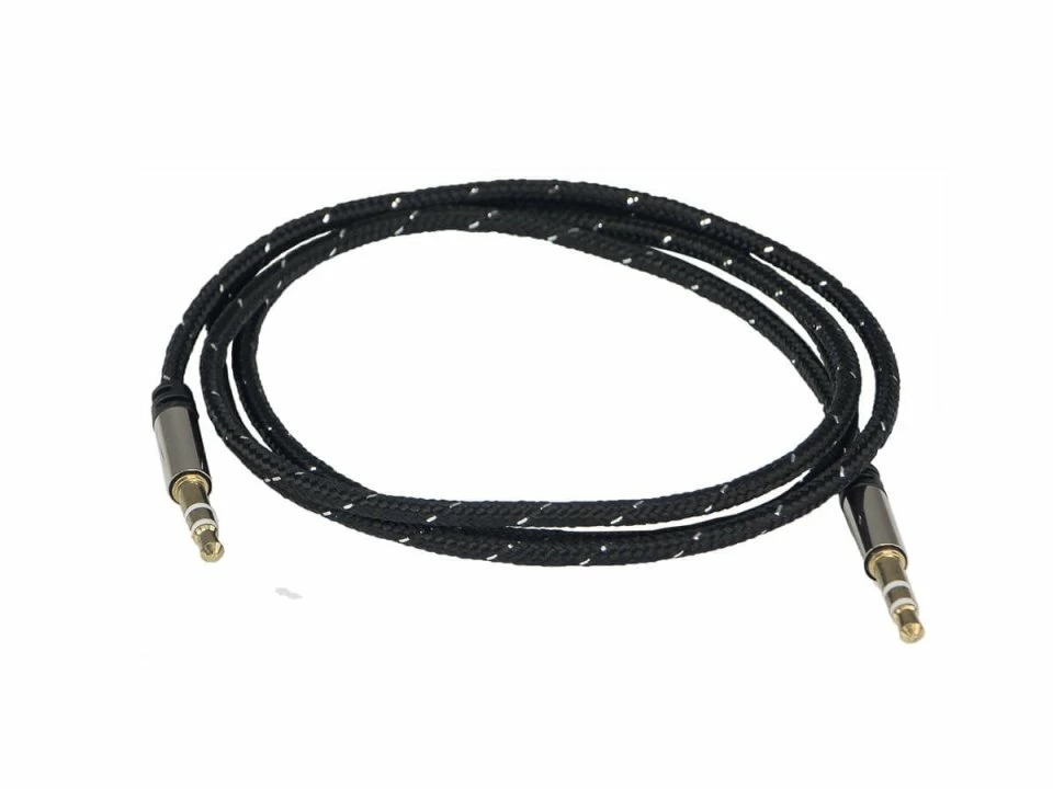 Cablu auxiliar Aura RCA-J11B, 1 metru Pret Mic Online Aura imagine noua