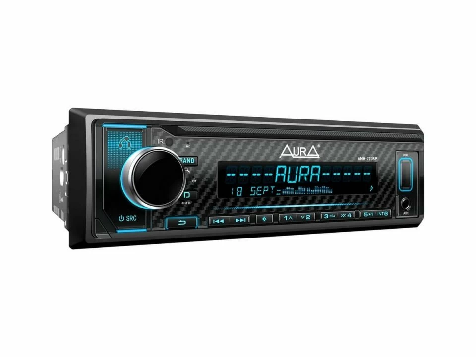 Player auto Aura AMH 77DSP, 1 DIN, 4x51W Pret Mic Online Aura imagine noua