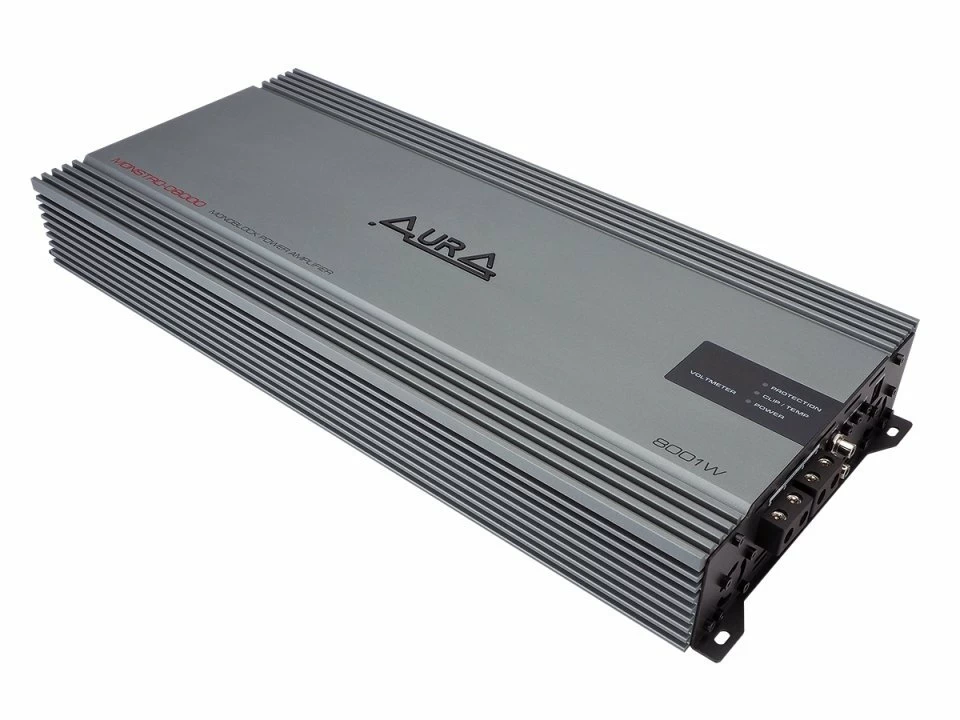 Amplificator auto Aura Monstro D8000.1, 1 canal, 8000W Aura imagine reduceri 2022