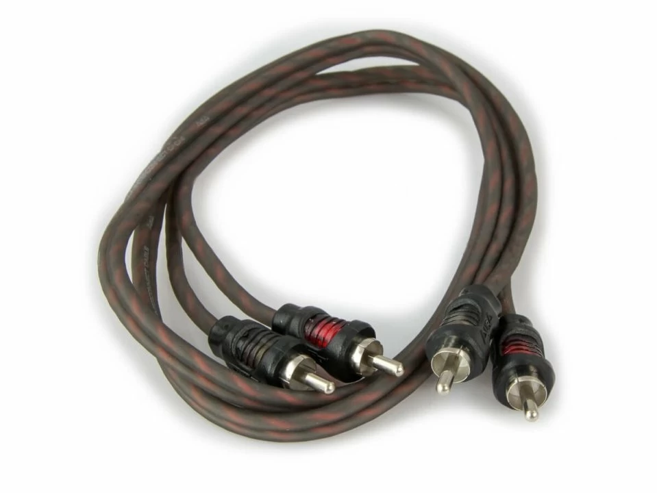 Cablu RCA Aura 0210, 2 canale, lungime 1m 0210 imagine noua