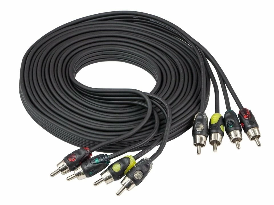 Cablu Aura RCA B254, 4 canale, 5 metri Pret Mic Online Aura imagine noua