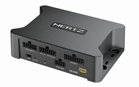Procesor de sunet Marine Hertz S8 DSP, 8 canale, Analog - Digital