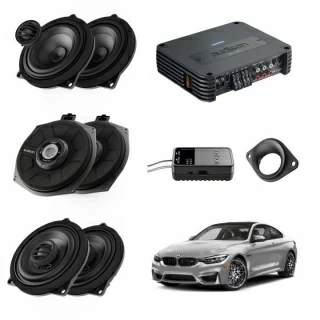 Pachet upgrade sistem audio Audison dedicat BMW K4E X4E+SR 