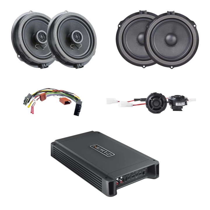 Pachet sistem audio Plug&Play Awave dedicat Ford + Amplificator amplificator imagine noua