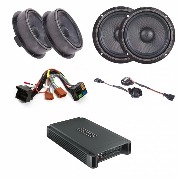 Pachet sistem audio Plug&Play Awave dedicat Volkswagen >2015 + Amplificator 2015 imagine noua 2022