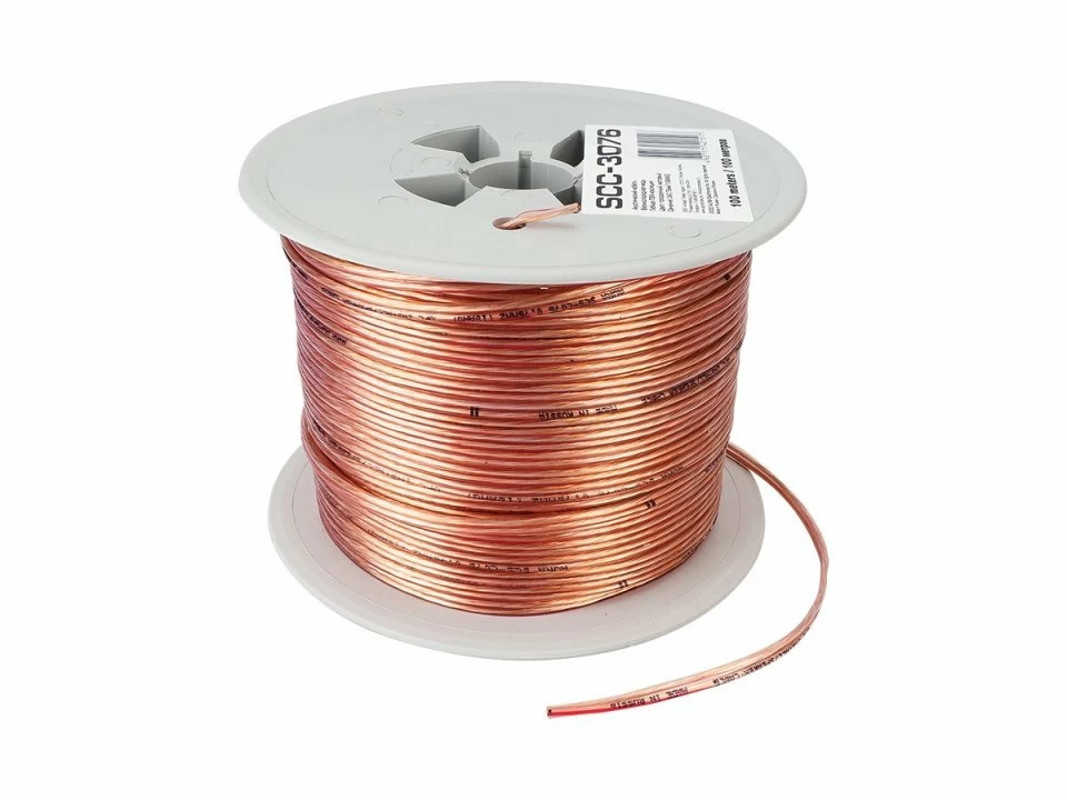 Cablu boxe AURA SCC 3076, Metru Liniar / Rola 100m, 2×0.75mm² (18AWG) (100M) imagine noua