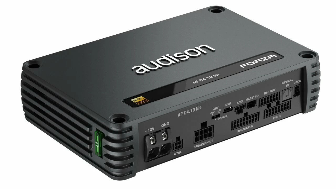 Amplificator auto Audison Forza AF C4.10bit, 10 canale, 600W 600W imagine noua