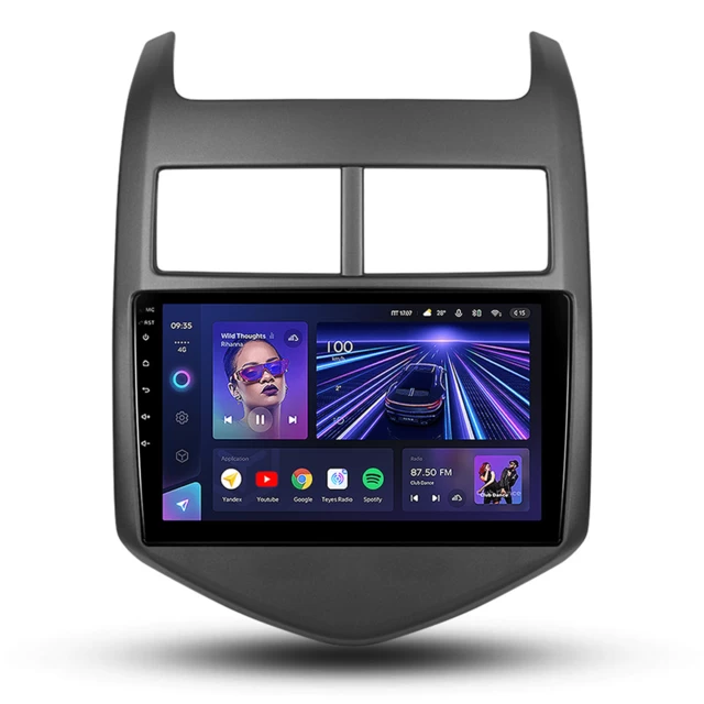 Navigatie Auto Teyes CC3 Chevrolet Aveo T300 2012-2015 4+64GB 9` QLED Octa-core 1.8Ghz Android 4G Bluetooth 5.1 DSP