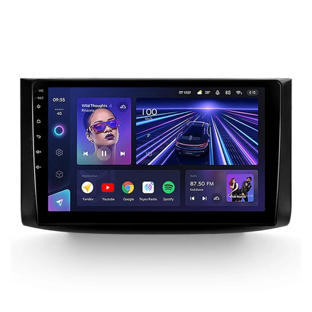 Navigatie Auto Teyes CC3 Chevrolet Aveo T250 2006-2012 4+64GB 9` QLED Octa-core 1.8Ghz, Android 4G Bluetooth 5.1 DSP