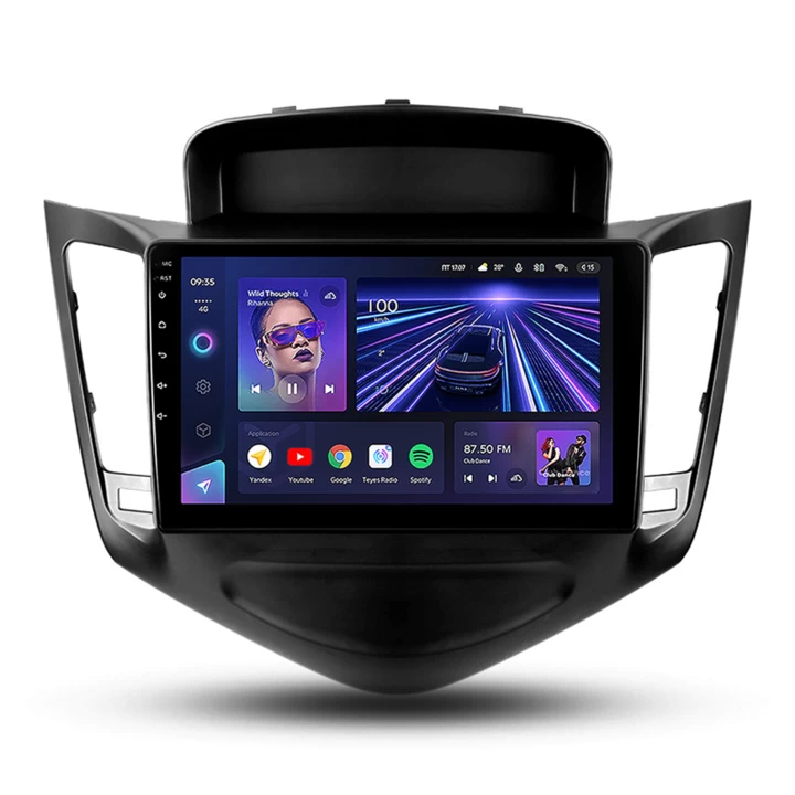 Navigatie Auto Teyes CC3 Chevrolet Cruze J300 2008-2014 3+32GB 9″ QLED Octa-core 1.8Ghz, Android 4G Bluetooth 5.1 DSP 1.8Ghz imagine noua