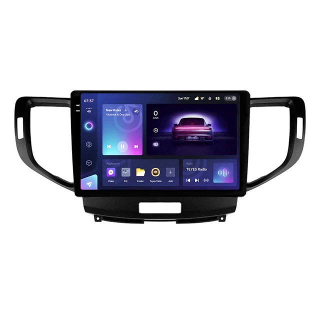 Navigatie Auto Teyes CC3 2K Honda Accord 8 2008-2015 4+64GB 9.5` QLED Octa-core 2Ghz Android 4G Bluetooth 5.1 DSP