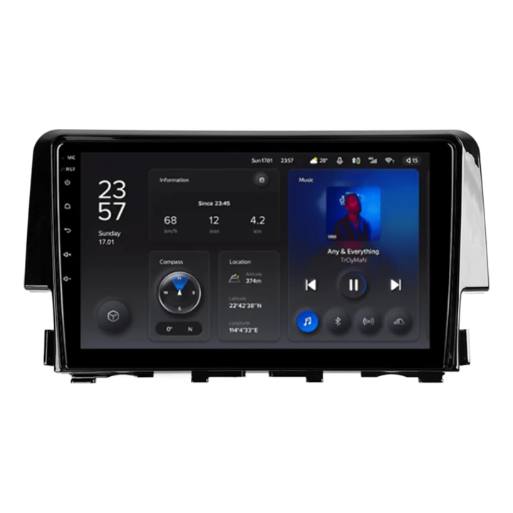 Navigatie Auto Teyes X1 WiFi Honda Civic 10 2015-2020 2+32GB 9″ IPS Quad-core 1.3Ghz, Android Bluetooth 5.1 DSP 1.3Ghz imagine 2022