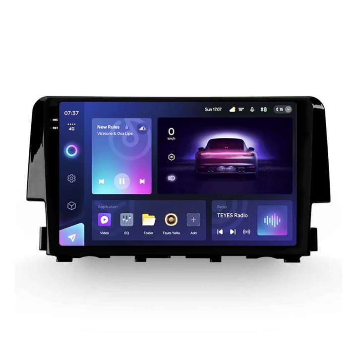 Navigatie Auto Teyes CC3 2K Honda Civic 10 2015-2020 4+64GB 9.5″ QLED Octa-core 2Ghz, Android 4G Bluetooth 5.1 DSP soundhouse.ro/ imagine noua 2022