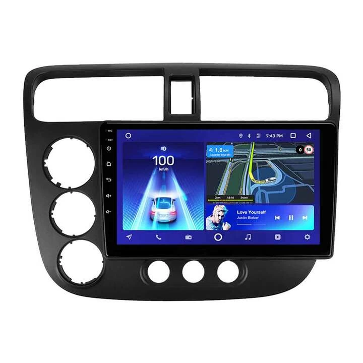 Navigatie Auto Teyes CC2 Plus Honda Civic 7 2000-2006 4+64GB 9″ QLED Octa-core 1.8Ghz, Android 4G Bluetooth 5.1 DSP 1.8GHz imagine 2022