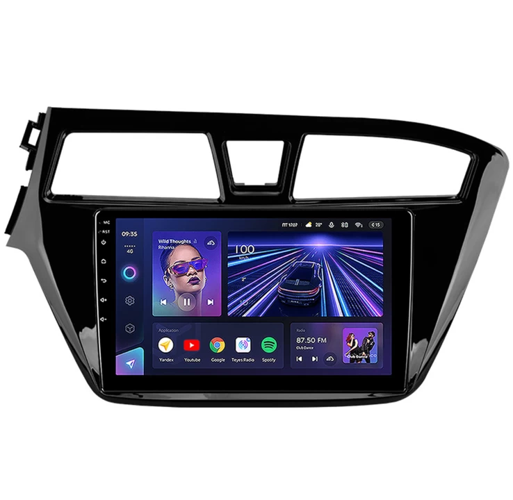 Navigatie Auto Teyes CC2 Plus Hyundai i20 2014-2018 6+128GB 9″ QLED Octa-core 1.8Ghz, Android 4G Bluetooth 5.1 DSP 1.8Ghz imagine noua