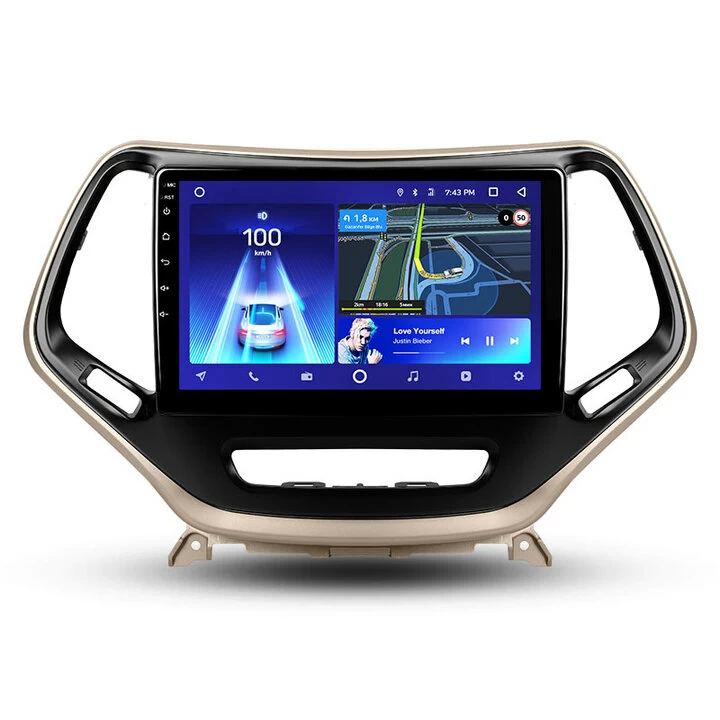 Navigatie Auto Teyes CC2 Plus Jeep Cherokee 5 2015-2018 3+32GB 10.2″ QLED Octa-core 1.8Ghz, Android 4G Bluetooth 5.1 DSP (Bluetooth) imagine Black Friday 2021