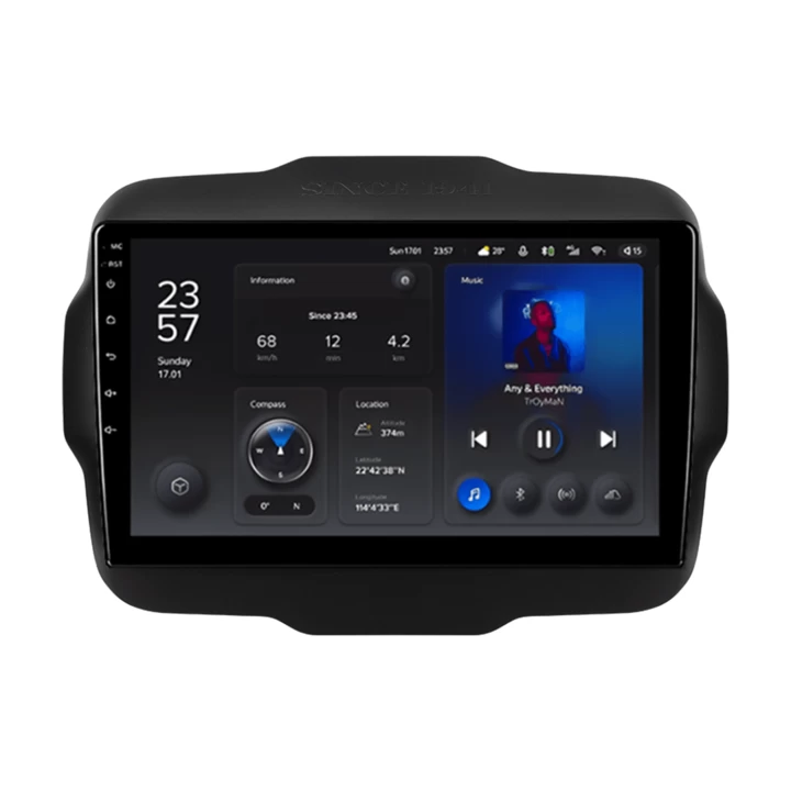 Navigatie Auto Teyes X1 4G Jeep Renegade 2014-2018 2+32GB 9″ IPS Octa-core 1.6Ghz, Android 4G Bluetooth 5.1 DSP 1.6Ghz imagine anvelopetop.ro