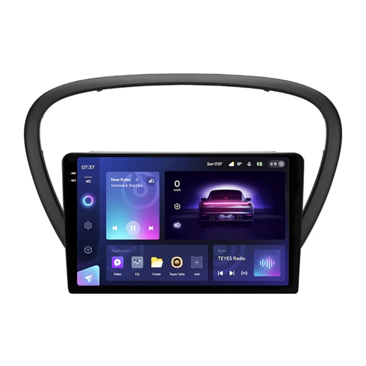 Navigatie Auto Teyes CC3 2K Peugeot 607 2004-2010 3+32GB 9.5″ QLED Octa-core 2Ghz, Android 4G Bluetooth 5.1 DSP soundhouse.ro/ imagine noua 2022