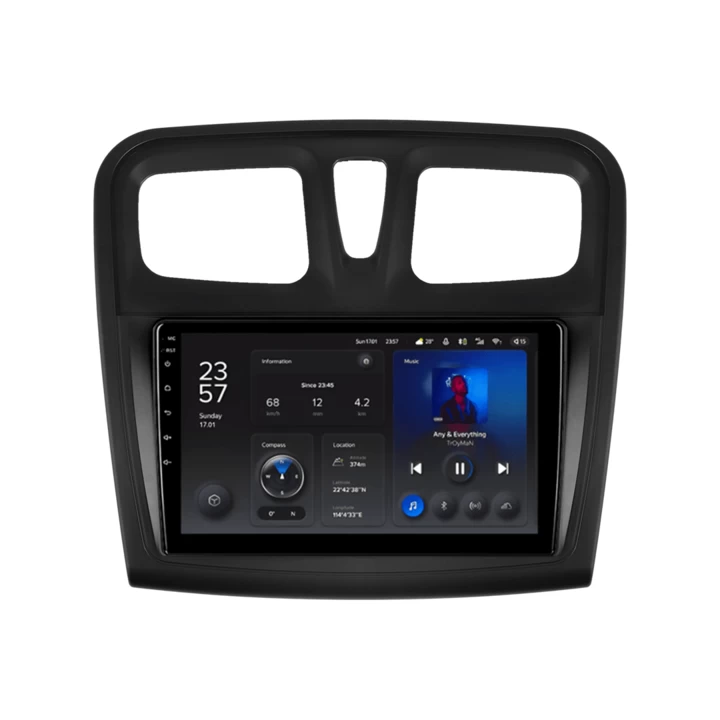 Navigatie Auto Teyes X1 WiFi Dacia Sandero 2 2017-2022 2+32GB 9″ IPS Quad-core 1.3Ghz, Android Bluetooth 5.1 DSP (Bluetooth) imagine Black Friday 2021