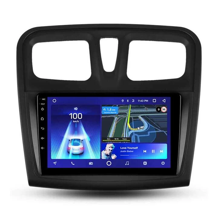 Navigatie Auto Teyes CC2 Plus Dacia Sandero 2 2012-2017 4+64GB 9″ QLED Octa-core 1.8Ghz, Android 4G Bluetooth 5.1 DSP 1.8Ghz imagine anvelopetop.ro