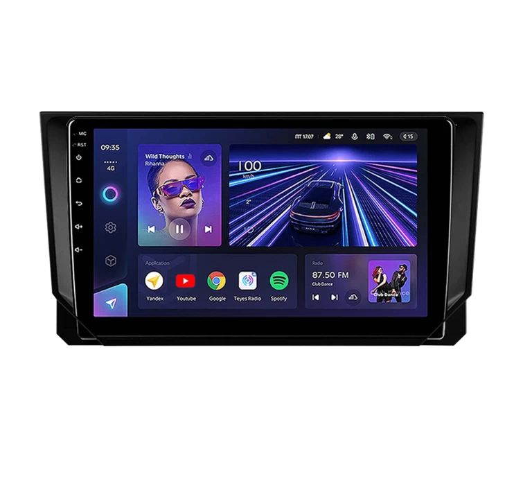 Navigatie Auto Teyes CC3 360° Seat Ibiza 5 2017-2020 6+128GB 9″ QLED Octa-core 1.8Ghz, Android 4G Bluetooth 5.1 DSP 1.8Ghz imagine anvelopetop.ro