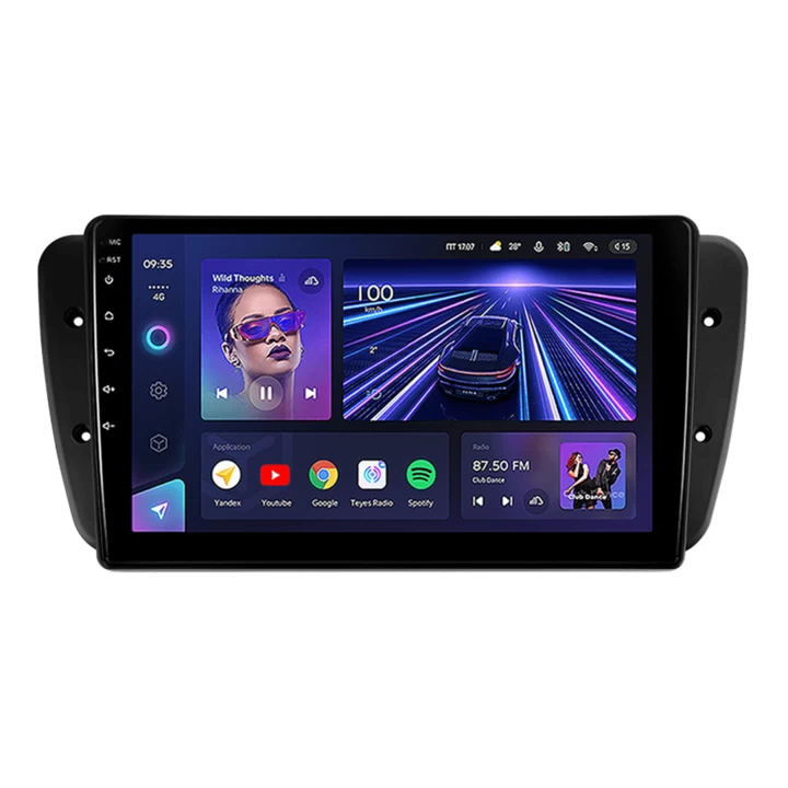 Navigatie Auto Teyes CC3 Seat Ibiza 4 2008-2017 3+32GB 9″ QLED Octa-core 1.8Ghz, Android 4G Bluetooth 5.1 DSP 1.8Ghz imagine anvelopetop.ro