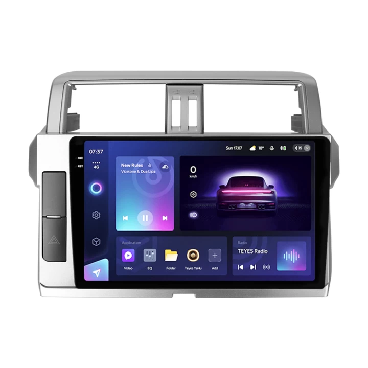 Navigatie Auto Teyes CC3 2K Toyota Land Cruiser Prado J200 2013-2017 4+64GB 10.36″ QLED Octa-core 2Ghz, Android 4G Bluetooth 5.1 DSP (J200) imagine noua