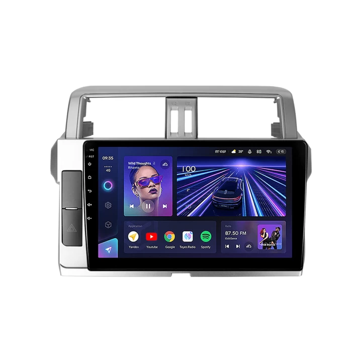 Navigatie Auto Teyes CC3 360° Toyota Land Cruiser Prado J200 2013-2017 6+128GB 10.2″ QLED Octa-core 1.8Ghz, Android 4G Bluetooth 5.1 DSP (J200) imagine noua