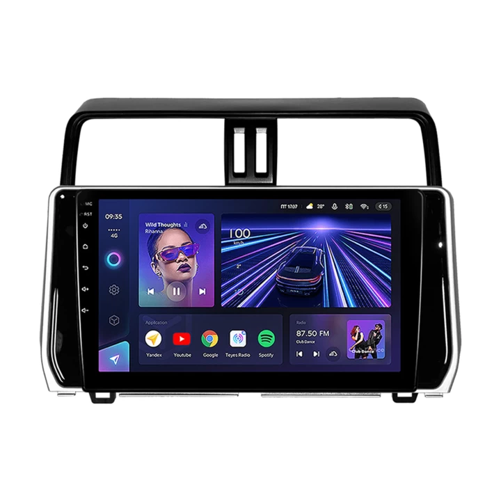 Navigatie Auto Teyes CC3 Toyota Land Cruiser Prado J200 2017-2018 3+32GB 10.2″ QLED Octa-core 1.8Ghz, Android 4G Bluetooth 5.1 DSP 1.8Ghz imagine noua