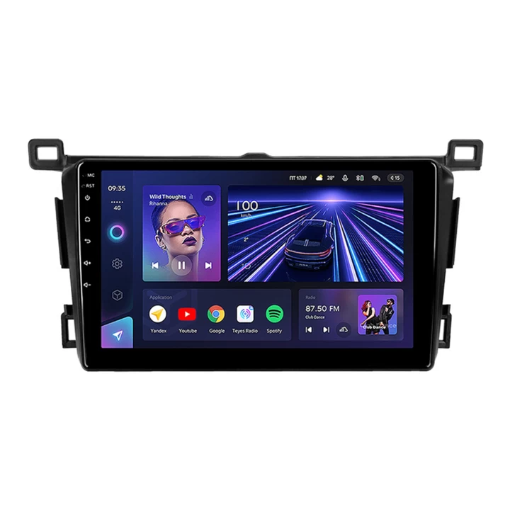 Navigatie Auto Teyes CC3 Toyota RAV4 XA50 2012-2018 3+32GB 9″ QLED Octa-core 1.8Ghz, Android 4G Bluetooth 5.1 DSP (XA50) imagine noua