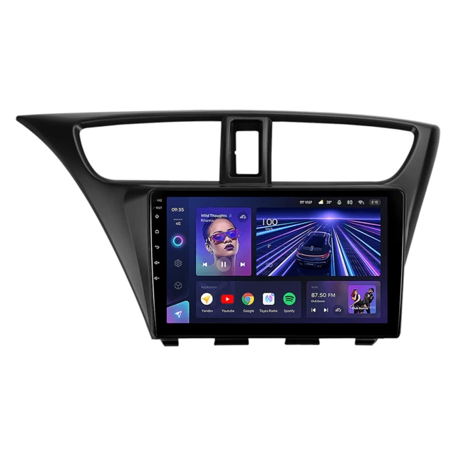 Navigatie Auto Teyes CC3 Honda Civic 9 2012-2017 6+128GB 9` QLED Octa-core 1.8Ghz, Android 4G Bluetooth 5.1 DSP