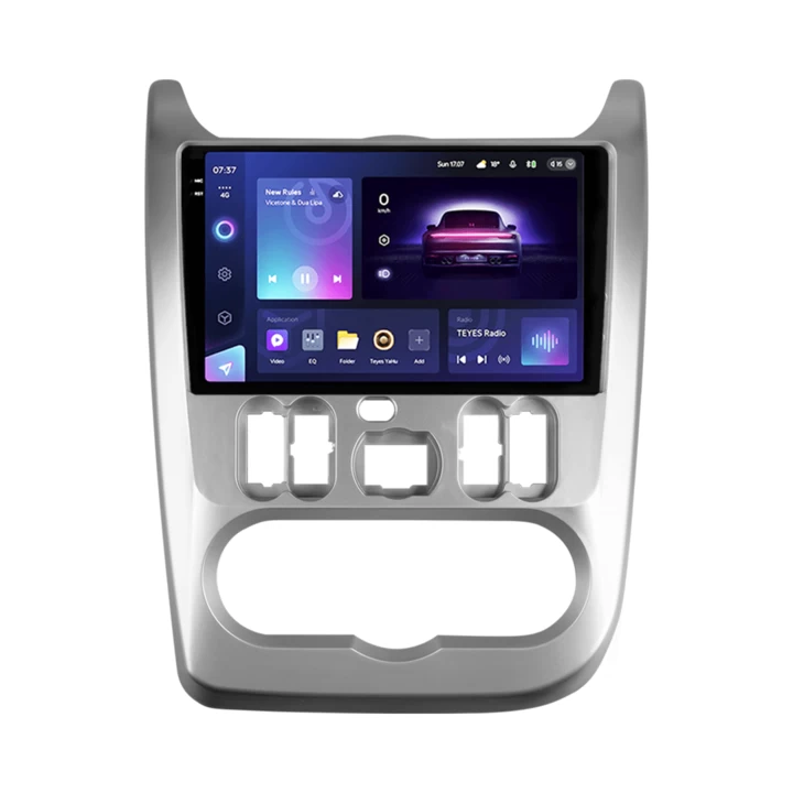 Navigatie Auto Teyes CC3 2K Dacia Duster 1 2010-2014 3+32GB 9.5″ QLED Octa-core 2Ghz, Android 4G Bluetooth 5.1 DSP 2010-2014 imagine noua