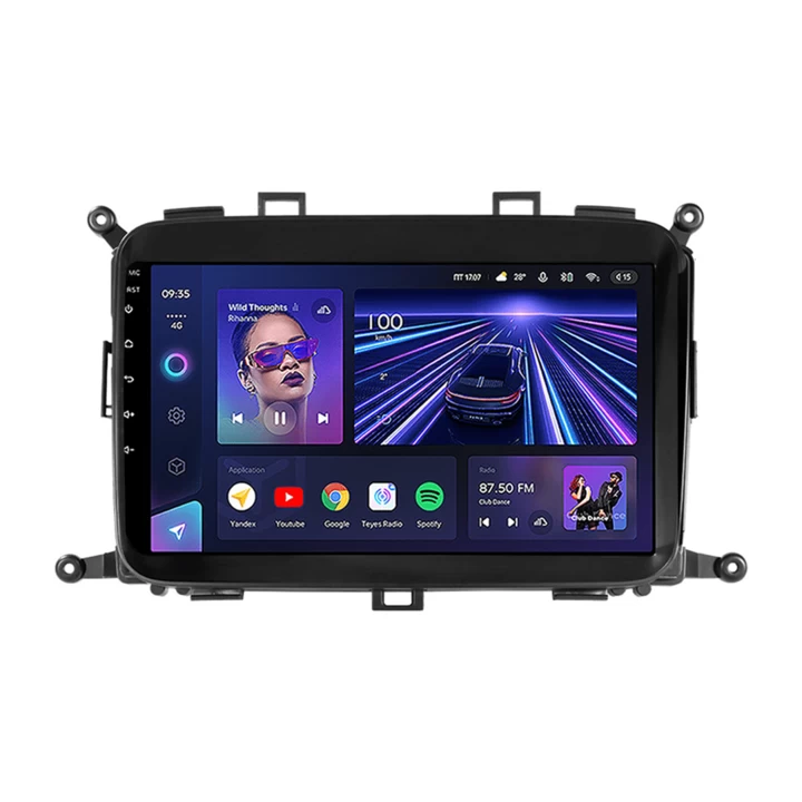 Navigatie Auto Teyes CC3 Kia Carens 3 2013-2019 6+128GB 9″ QLED Octa-core 1.8Ghz, Android 4G Bluetooth 5.1 DSP 1.8Ghz imagine noua