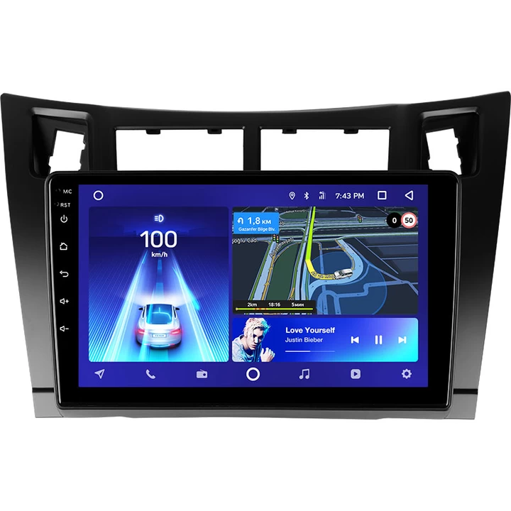 Navigatie Auto Teyes CC2 Plus Toyota Yaris 2005-2012 4+64GB 9″ QLED Octa-core 1.8Ghz, Android 4G Bluetooth 5.1 DSP 1.8Ghz imagine noua