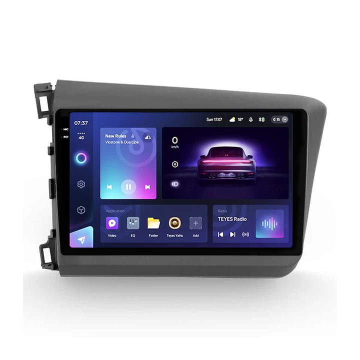 Navigatie Auto Teyes CC3 2K Honda Civic 9 2011-2015 3+32GB 9.5″ QLED Octa-core 2Ghz, Android 4G Bluetooth 5.1 DSP 2011-2015 imagine noua