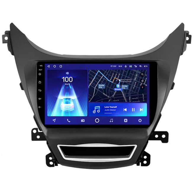 Navigatie Auto Teyes CC2 Plus Hyundai Elantra 5 2010-2016 4+32GB 9` QLED Octa-core 1.8Ghz Android 4G Bluetooth 5.1 DSP, 0743836973789