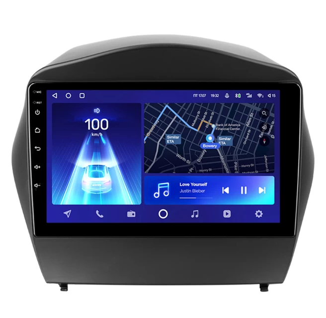 Navigatie Auto Teyes Cc2 Plus Hyundai Tucson 2 2009-2015 4+64gb 9` Qled Octa-core 1.8ghz, Android 4g Bluetooth 5.1 Dsp, 0743836973314