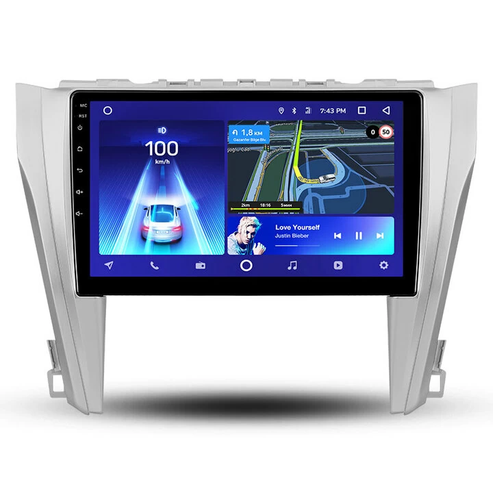 Navigatie Auto Teyes CC2 Plus Toyota Camry 7 2014-2017 3+32GB 10.2″ QLED Octa-core 1.8Ghz, Android 4G Bluetooth 5.1 DSP (Bluetooth) imagine Black Friday 2021