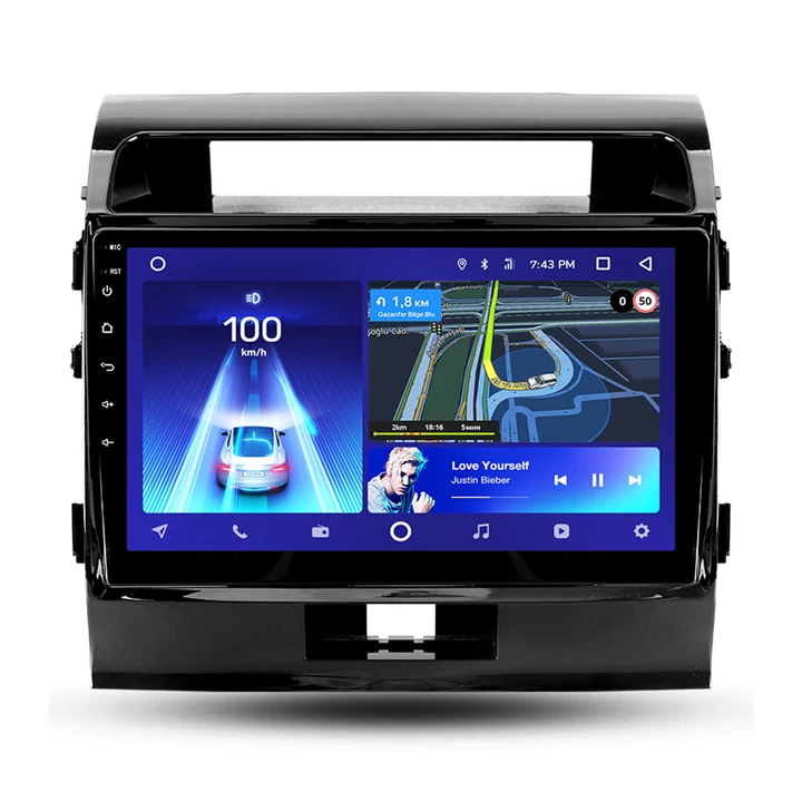 Navigatie Auto Teyes CC2 Plus Toyota Land Cruiser 11 J200 2015-2018 6+128GB 9″ QLED Octa-core 1.8Ghz, Android 4G Bluetooth 5.1 DSP (J200) imagine noua