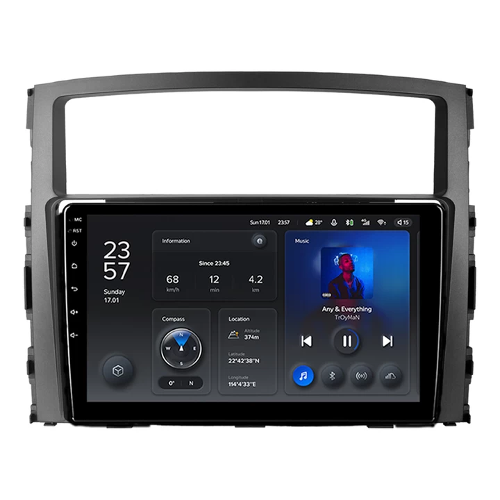 Navigatie Auto Teyes X1 WiFi Mitsubishi Pajero 4 V80 2006-2014 2+32GB 9″ IPS Quad-core 1.3Ghz, Android Bluetooth 5.1 DSP (Bluetooth) imagine Black Friday 2021
