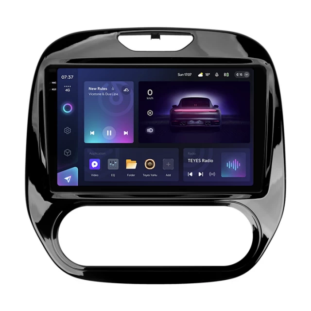 Navigatie Auto Teyes CC3 2K Renault Captur 2016-2019 4+64GB 9.5` QLED Octa-core 2Ghz, Android 4G Bluetooth 5.1 DSP, 0743836984716