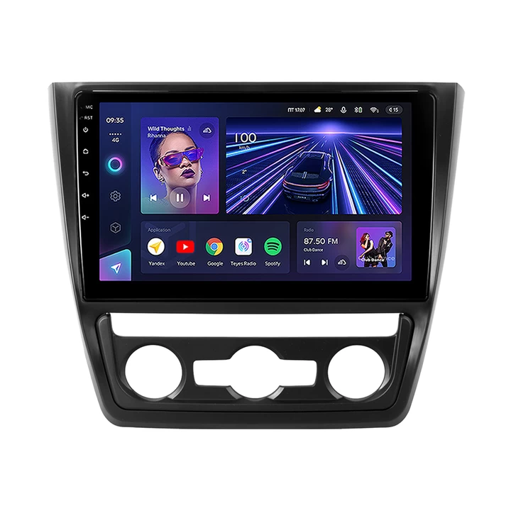 Navigatie Auto Teyes CC3 Skoda Yeti 2009-2014 3+32GB 10.2″ QLED Octa-core 1.8Ghz, Android 4G Bluetooth 5.1 DSP (Bluetooth) imagine Black Friday 2021